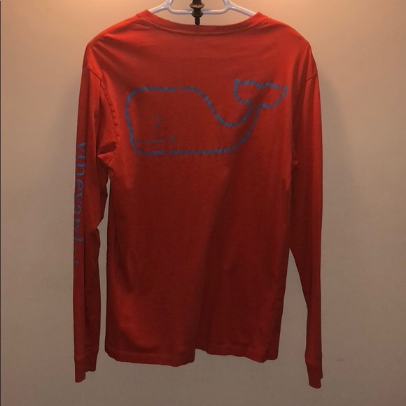 Men’s Vineyard Vines Long Sleeve T-Shirt w/ Pocket - Picture 2 of 2